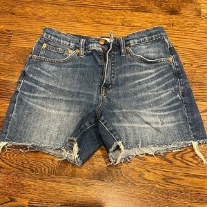 Madewell Jean shorts. Size 27.